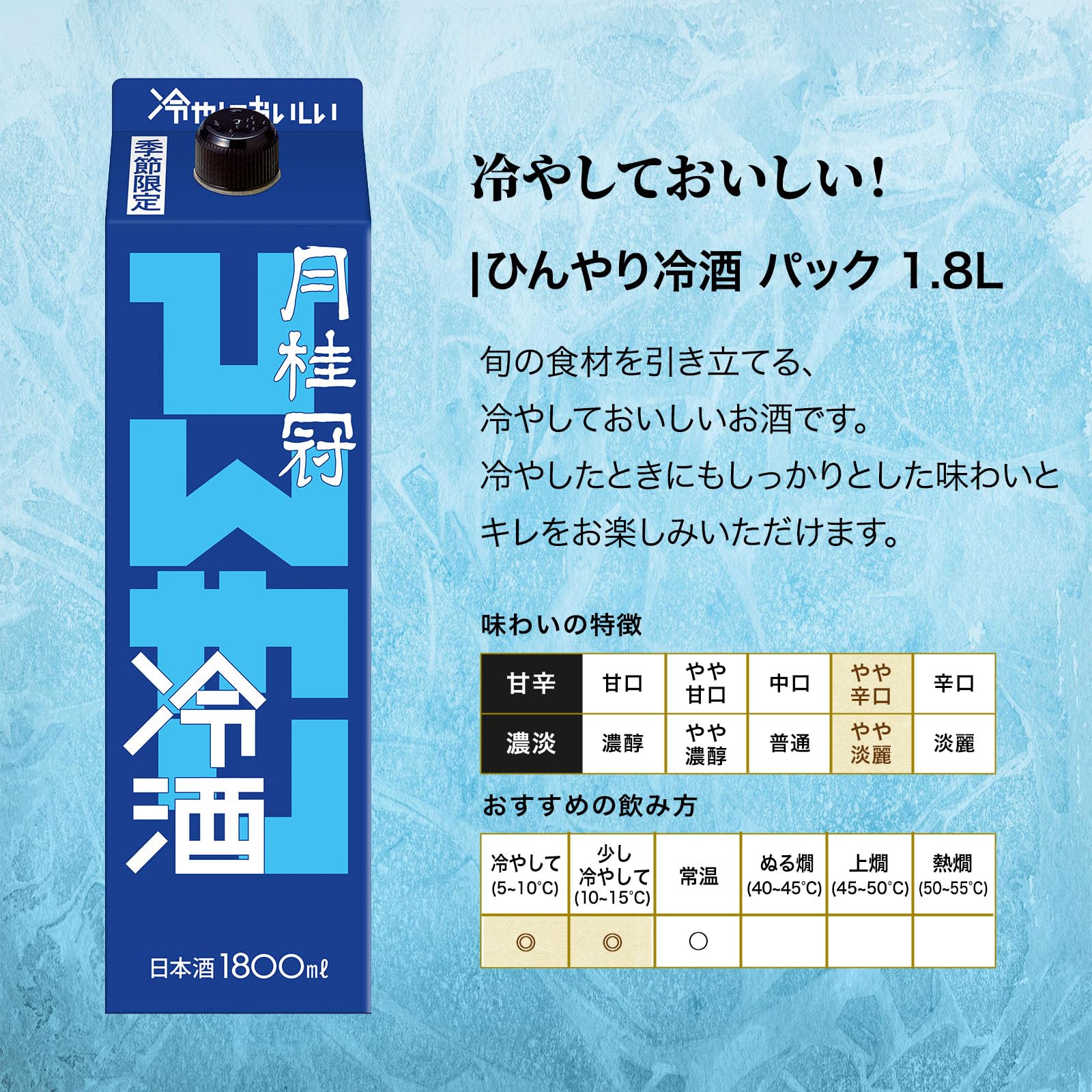 Amazon.co.jp: 月桂冠 (夏のお料理と相性◎) ひんやり冷酒パック